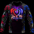 FUNSTUFFPRINT Dragon Couple 3D All Over Hoodie You And Me We Got This 3D Hoodie and Zip Hoodie
