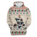 FUNSTUFFPRINT 3D Dragon Christmas Tree All Over 3D Hoodie and Zip Hoodie