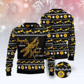 FUNSTUFFPRINT Dragonfly Sunflower Ugly Christmas Sweater, Christmas Sweater, Ugly Sweater, Funny Xmas Sweaters Ugly Sweater