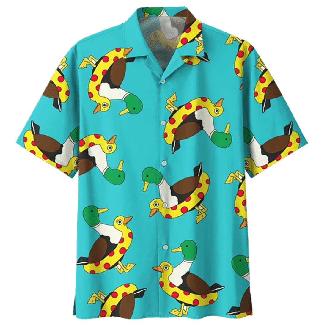 Dramatic Duck Background Hawaiian Shirt