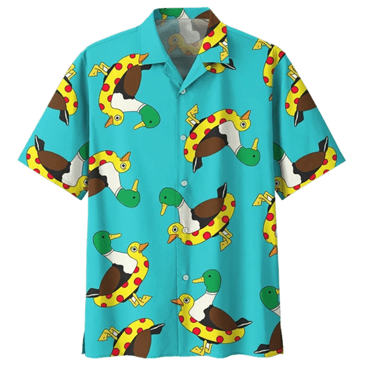 Dramatic Duck Background Hawaiian Shirt