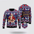 FUNSTUFFPRINT Drinking With Claus Ugly Christmas Sweater – Christmas Gifts For Frends Ugly  Sweater