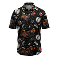 Drum Retro Hawaiian Shirt, Summer gift, Hawaiian Shirts for Men, Aloha Beach Shirt