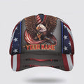 FUNSTUFFPRINT Custom Eagle Ameriacan Custom Name Baseball Cap - Christian Hats for Men and Women