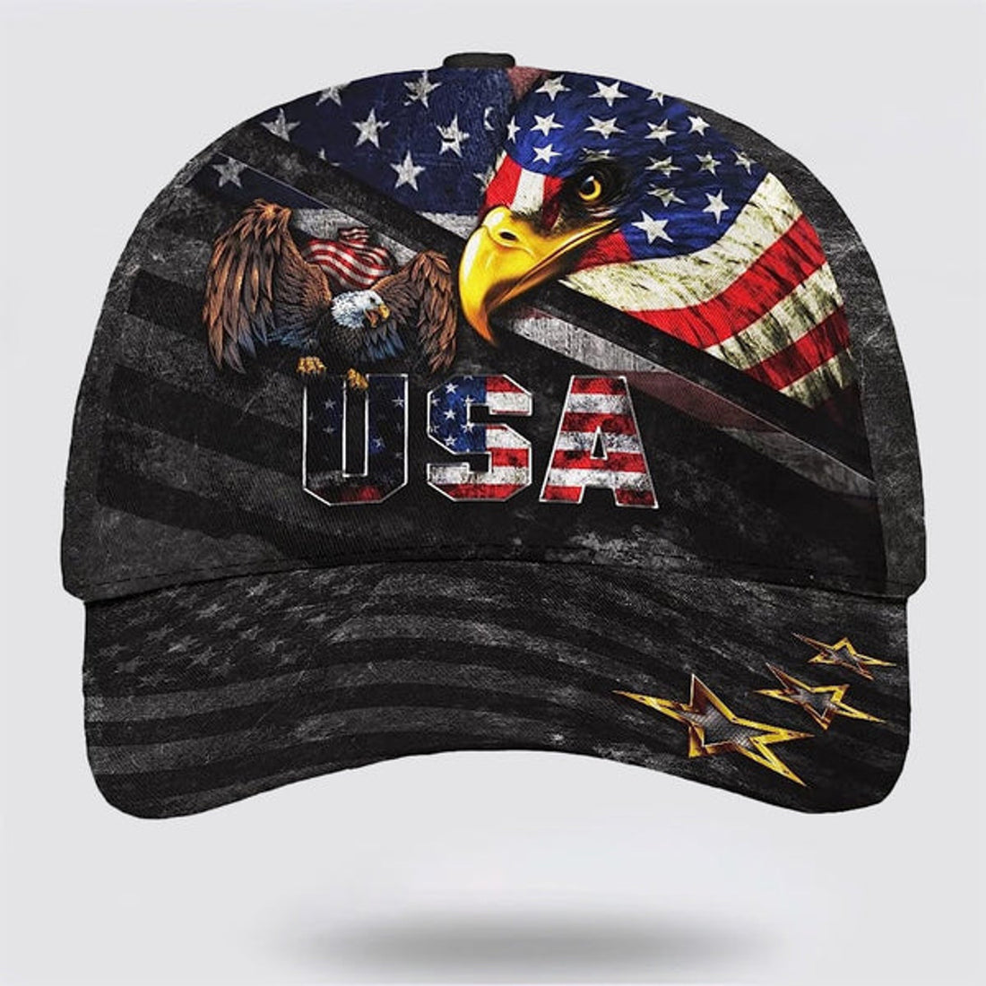 FUNSTUFFPRINT Eagle Usa Baseball Cap - Christian Hats for Men and Women