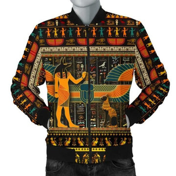 FUNSTUFFPRINT Egypt Pride Men's 3D Bomber Jacket