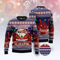 FUNSTUFFPRINT Elephant Hippie Girl Ugly Christmas Sweater, Christmas Sweater, Ugly Sweater, Funny Xmas Sweaters Ugly Sweater