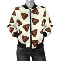 FUNSTUFFPRINT Emoji Poop Pattern Print Women Casual 3D Bomber Jacket