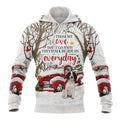 FUNSTUFFPRINT 3D English Springer Spaniel Angel All Over 3D Hoodie and Zip Hoodie