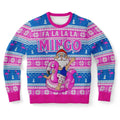 FUNSTUFFPRINT Fa La La La Mingo Santa Ugly Christmas Sweater, Christmas Sweater, Ugly Sweater, Funny Xmas Sweaters Ugly Sweater