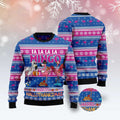 FUNSTUFFPRINT Fa La La La Mingo Ugly Christmas Sweater, Christmas Sweater, Ugly Sweater, Funny Xmas Sweaters Ugly Sweater
