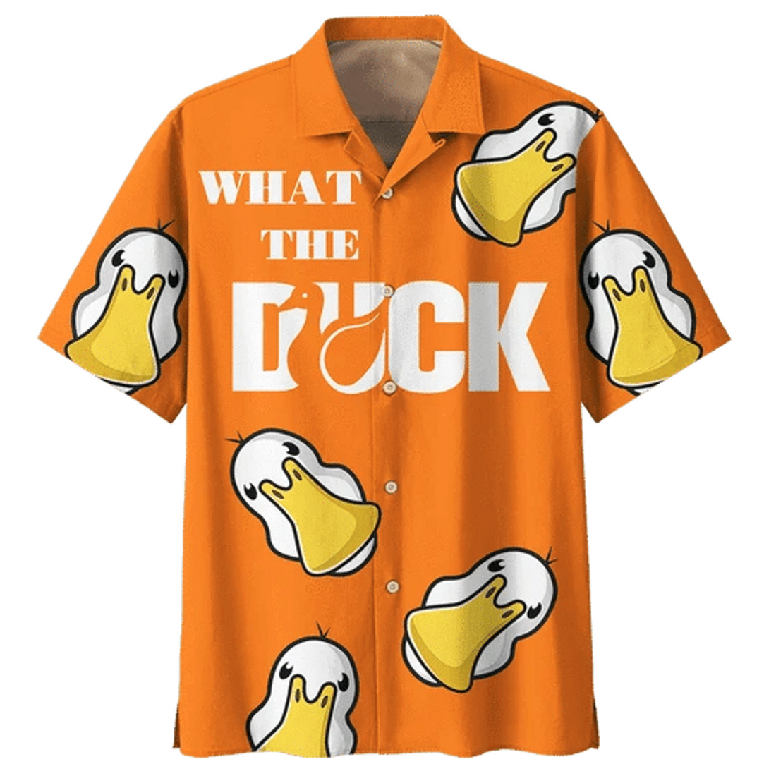 Face Duck Background Hawaiian Shirt, Summer hawaii shirt for Men women