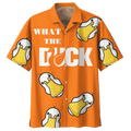 Face Duck Background Hawaiian Shirt, Summer hawaii shirt for Men women