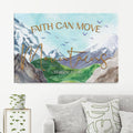 Faith Can Move Mountains Matthew 1720 Canvas Wall Art - Christian Canvas - Faith Canvas