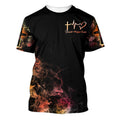 FUNSTUFFPRINT Faith Hope And Love I Can Do All Things Through Christ 3D T-Shirts - Christian Shirts For Men&Women 3D T-shirt