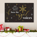 Fall On Your Knees Oh Hear The Angels Voices Christmas Wall Art Canvas - Religious Canvas Painting