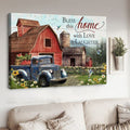 Farmers Poster, Bless This Home With Love And Laughter, Hummingbird Poster Poster and Canvas