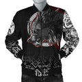 FUNSTUFFPRINT Fenrir Blood Bomber Jacket - Tattoo Style 3D Bomber Jacket