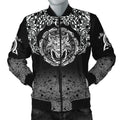 FUNSTUFFPRINT Fenrir Valhalla Bomber Jacket - Ornate pattern 3D Bomber Jacket