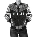 FUNSTUFFPRINT Fiji Polynesian Chief Women'S Bomber Jacket - Black Version 3D Bomber Jacket