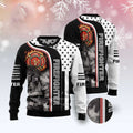 FUNSTUFFPRINT Firefighter Awesome Ugly Christmas Sweater, Christmas Sweater, Ugly Sweater, Funny Xmas Sweaters Ugly Sweater