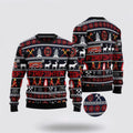 FUNSTUFFPRINT Firefighter Ugly Christmas Sweater – Christmas Gifts For Firefighters Ugly  Sweater