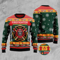 FUNSTUFFPRINT Firefighter Xmas Ugly Christmas Sweater, Christmas Sweater, Ugly Sweater, Funny Xmas Sweaters Ugly Sweater
