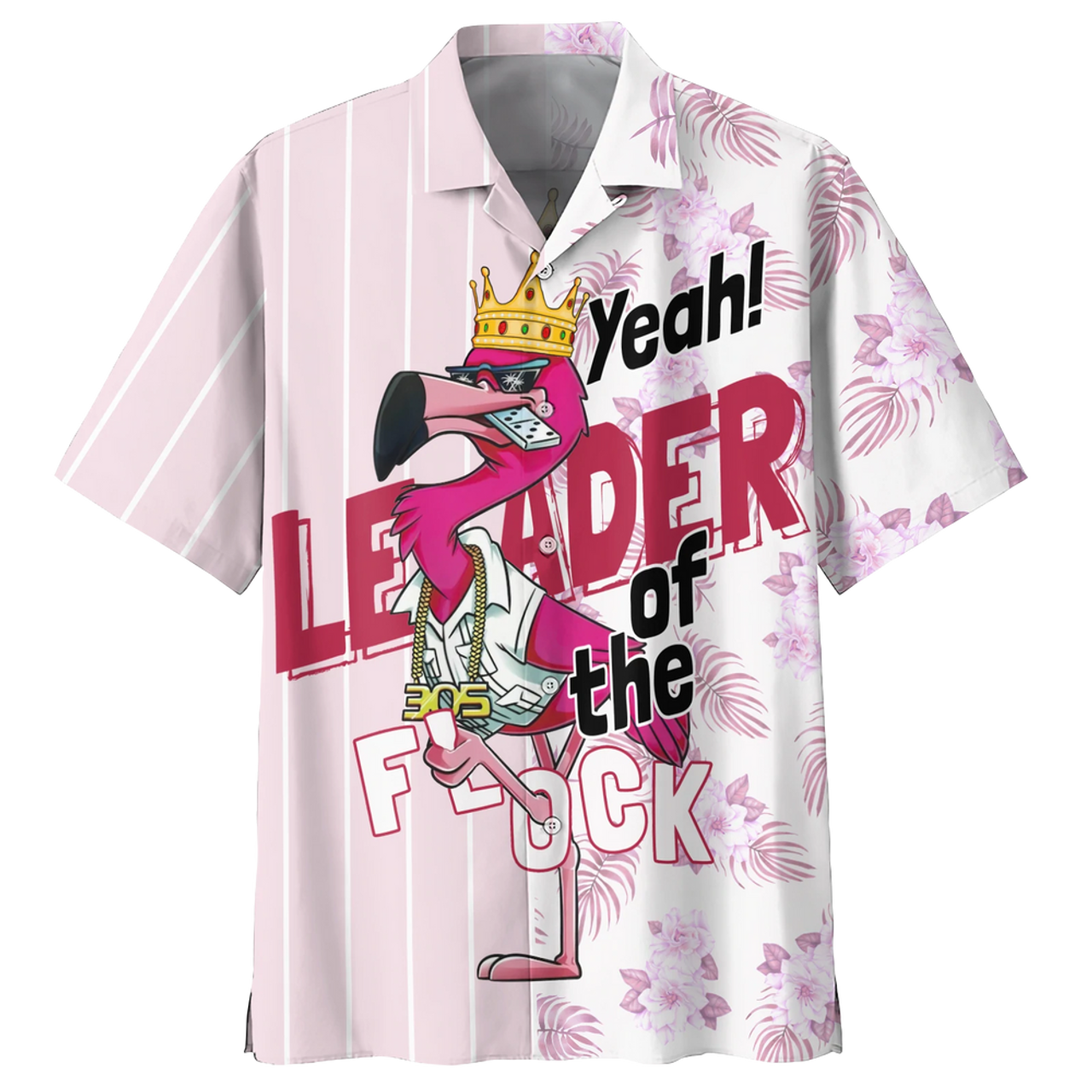 Flamingo Hawaiian Shirt, Summer Hawaiian Shirt for men and women
