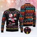 FUNSTUFFPRINT Flamingo Reindeer Ugly Christmas Sweater, Christmas Sweater, Ugly Sweater, Funny Xmas Sweaters Ugly Sweater