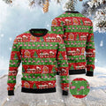 FUNSTUFFPRINT Flamingo Snow Ugly Christmas Sweater, Christmas Sweater, Ugly Sweater, Funny Xmas Sweaters Ugly Sweater