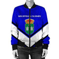 FUNSTUFFPRINT France Coat Of Arms Women Bomber Jacket Lucian Style Bomber Jacket