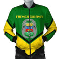 FUNSTUFFPRINT French Guiana Coat Of Arms Men Bomber Jacket Lucian Style Bomber Jacket