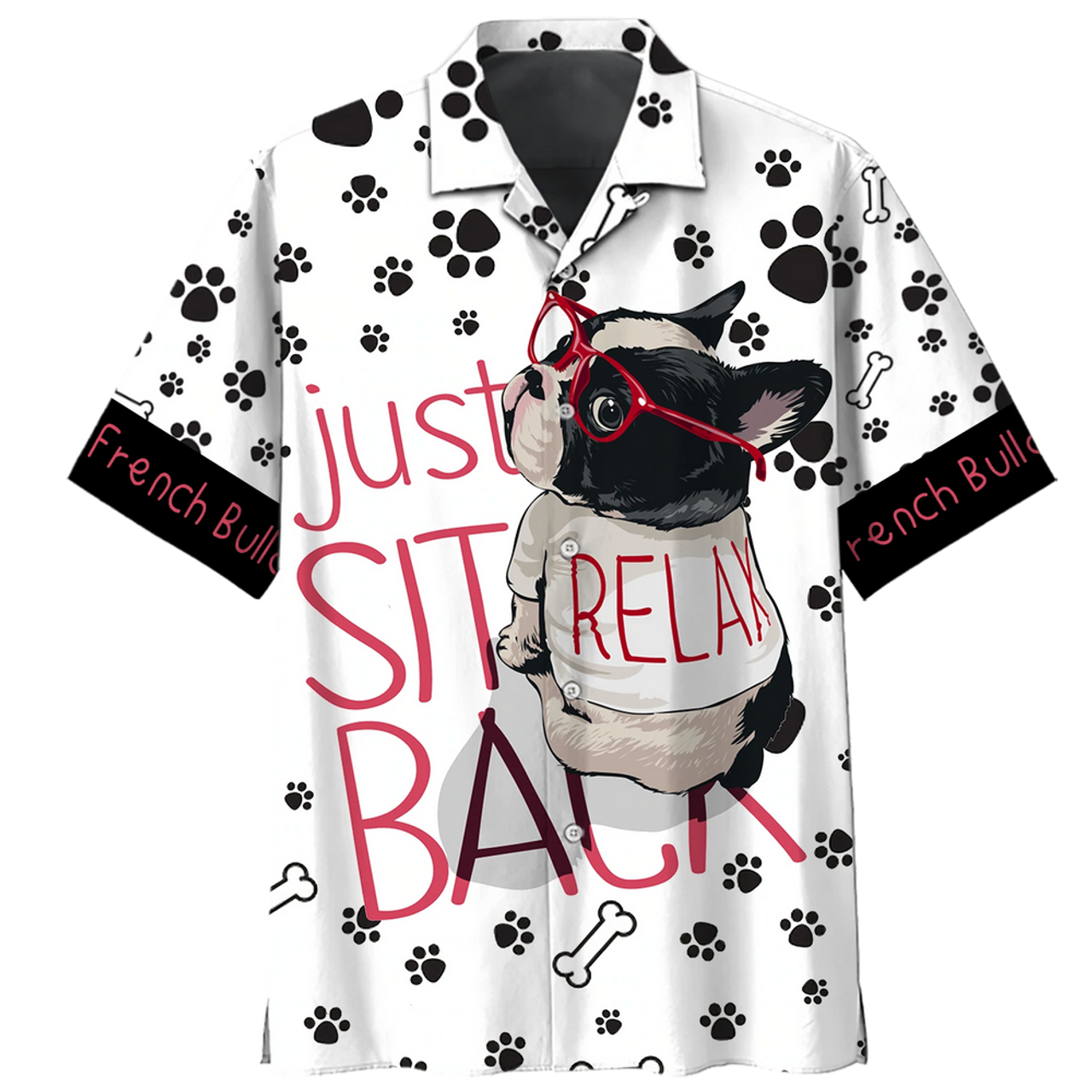 French Bulldog Hawaiian Shirt For Men, Women, Summer Gift for Dog lovers