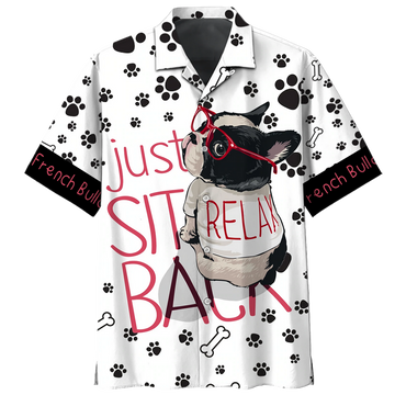 French Bulldog Hawaiian Shirt For Men, Women, Summer Gift for Dog lovers