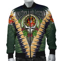 FUNSTUFFPRINT Friel or O'Friel Ireland Bomber Jacket - GD Irish Legend Shamrock V Tie-Dye 3D Bomber Jacket
