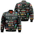 FUNSTUFFPRINT Friends Tv Show For Fan 3D Jersey Bomber Jacket