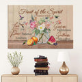 Fruit Of The Spirit Galatians 522-23 Bible Verse Wall Art Canvas - Religious Wall Decor