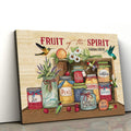 Fruit Of The Spirit Wall Art - Galatians 5 22-23 Hanging Canvas