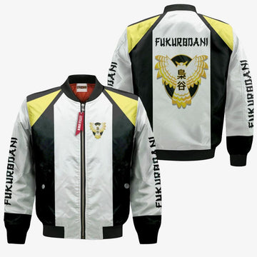 FUNSTUFFPRINT Fukurodani Academy Bomber Jacket Haikyuu Cosplay Costumes 3D Bomber Jacket