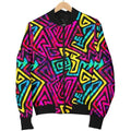 FUNSTUFFPRINT Funky Pattern Print Women Casual Bomber Jacket