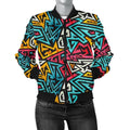 FUNSTUFFPRINT Funky Print Pattern Women Casual 3D Bomber Jacket