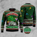 FUNSTUFFPRINT Funny Cat I Will Destroy Christmas Ugly Christmas Sweater, Christmas Cat Ugly Sweater, Ugly Cat Xmas Sweater Ugly Sweater