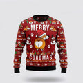 FUNSTUFFPRINT Funny Corgi Dog Merry X-mas Ugly Christmas Sweater – Dog Lover Christmas Sweater Ugly  Sweater