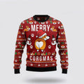 FUNSTUFFPRINT Funny Corgi Merry Corgmas 3D Ugly Christmas Sweater For Men And Women, Gift For Christmas, Best Winter Christmas Outfit Sweater
