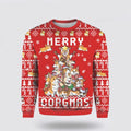 FUNSTUFFPRINT Funny Corgi Merry Corgmas Ugly Christmas Sweater – Pet Lover Christmas Sweater Ugly  Sweater