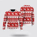FUNSTUFFPRINT Funny Cows In Snow Ugly Christmas Sweater, Farm Sweater, Christmas Gift, Best Winter Outfit Christmas Ugly Sweater