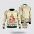 FUNSTUFFPRINT Funny Dog Merry Corgmas Ugly Christmas Sweater 3D – Dog Lover Christmas Sweater Ugly  Sweater