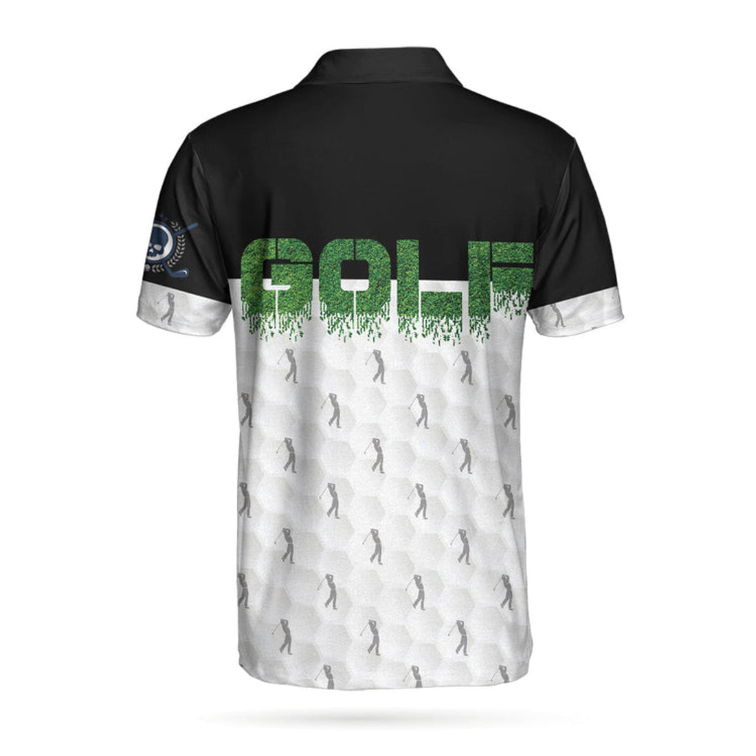 Funny Golfer Seamless Pattern Golf Polo Shirt, Golf Shirt For Men, Best Gift For Golfers