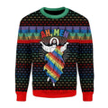 FUNSTUFFPRINT Funny Jesus Lgbt Ugly Christmas Sweater For Men & Women Adult - Jesus Christ Sweater - Christian Shirts Gifts Idea Ugly  Sweater
