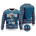 FUNSTUFFPRINT Funny Jesus Ride Skateboarding With Satan Ugly Christmas Sweater For Men & Women - Jesus Christ Sweater Ugly  Sweater